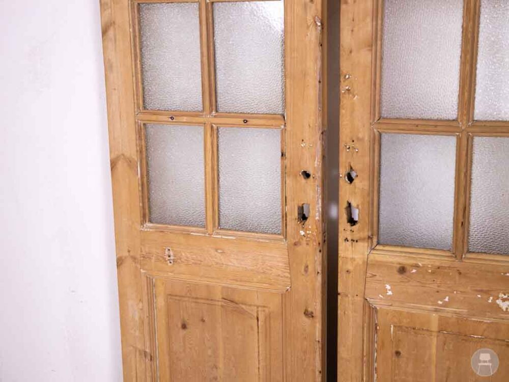 1 set 5 stuks Deur grenen Vintage paneel