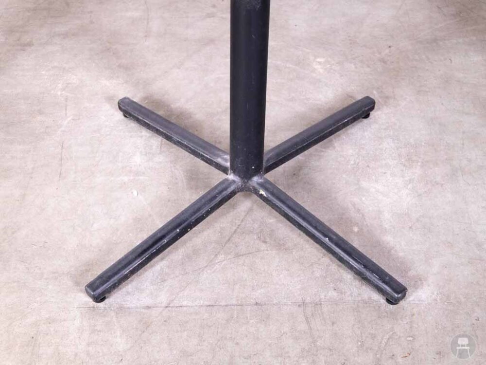 1 set 3 stuks Terrastafel Roy eikenlook donker HPL volkern Satelliet 70x70cm