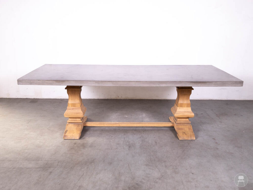Stamtafel Angel betonlook 240x100cm