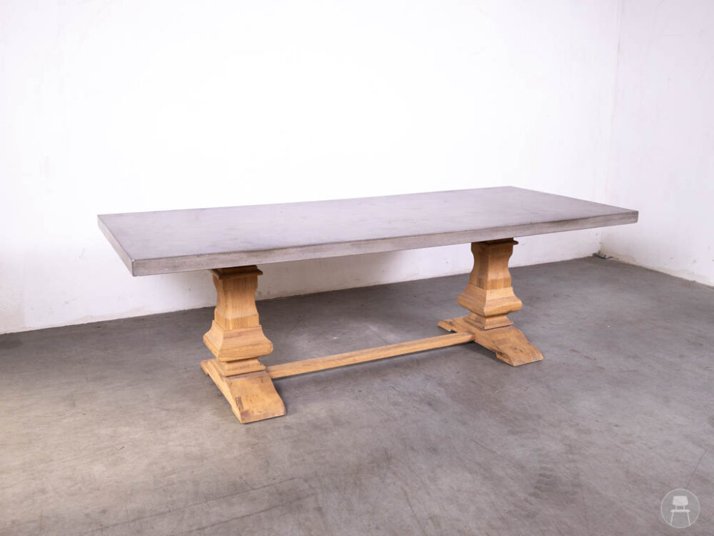 Stamtafel Angel betonlook 240x100cm