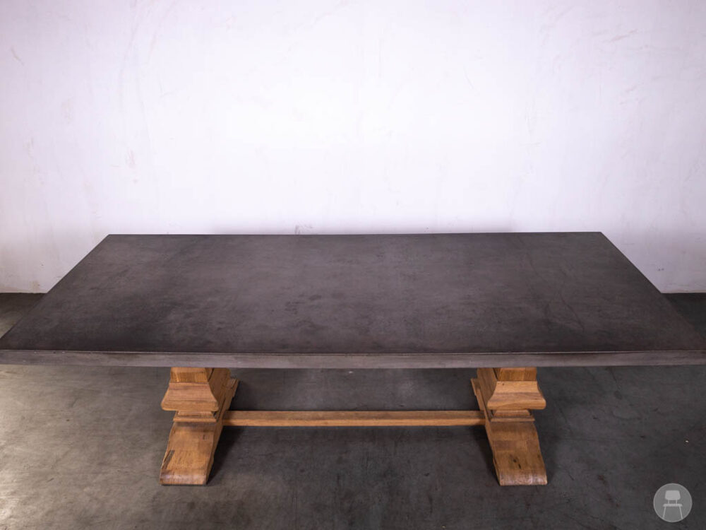 Stamtafel Angel betonlook 240x100cm