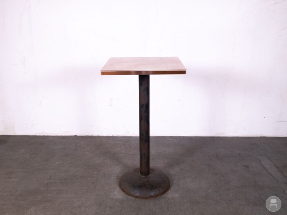 Statafel Lauren Onyx pink Satelliet 70x70cm