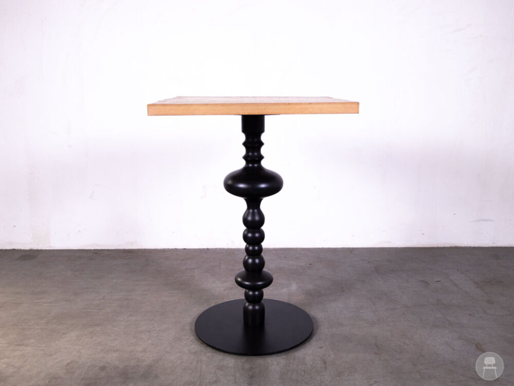 Statafel Wesley bubbel eiken Satelliet 80x80cm