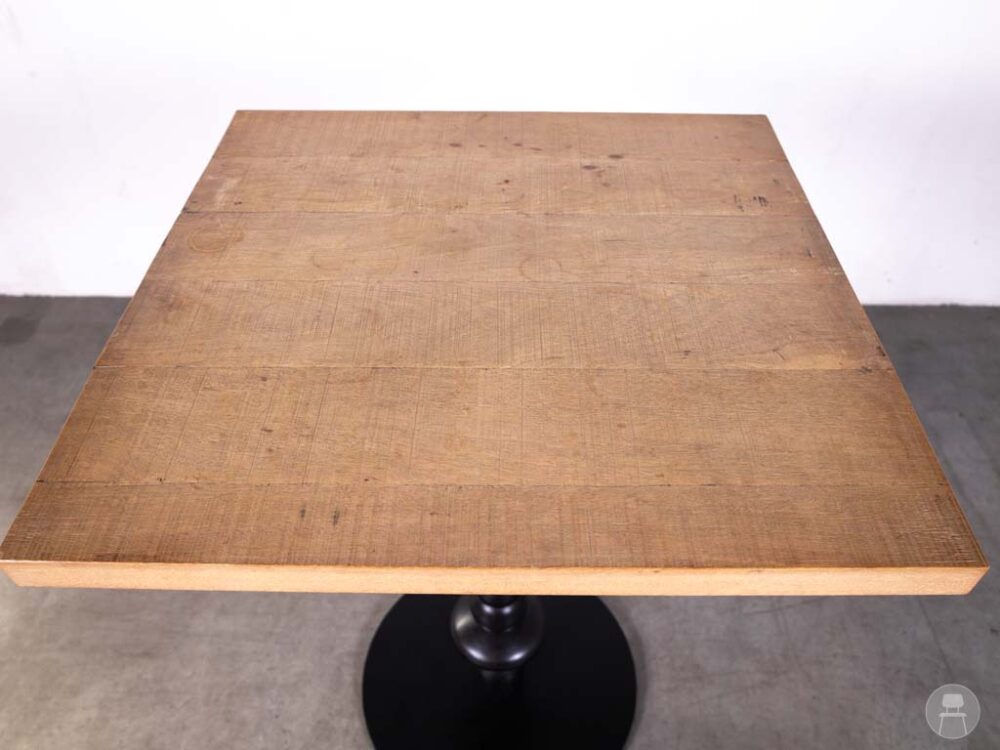 Statafel Wesley bubbel eiken Satelliet 80x80cm