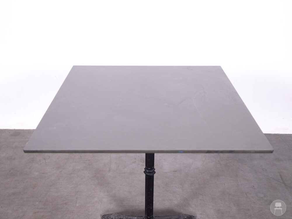 Tafelblad buiten Fred mosgrijs HPL volkern Satelliet 70x70cm