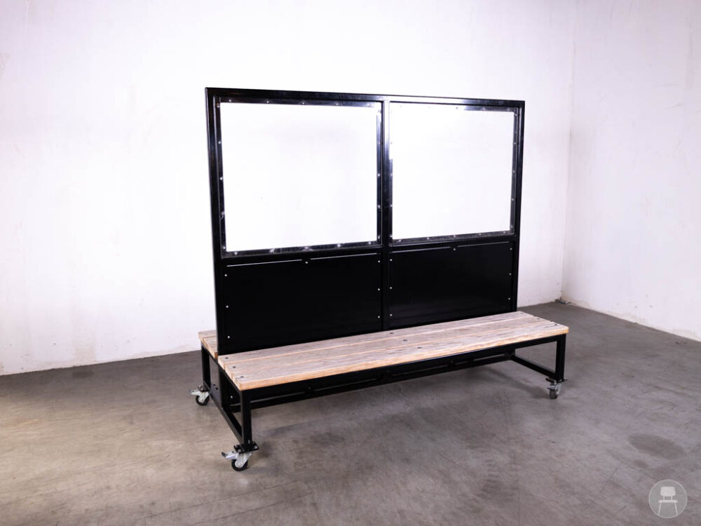 Terrasbank Teak Scherm mobiel 200cm