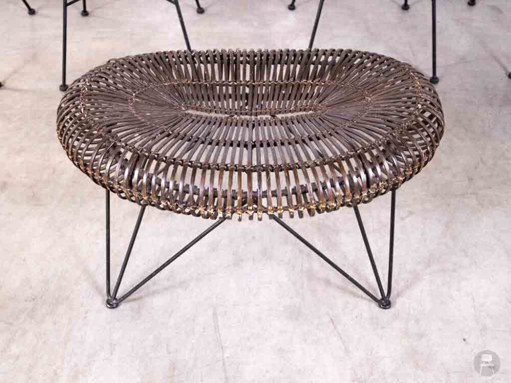 Terrasset Moby rotan donker