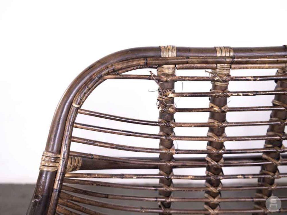 Terrasset Moby rotan donker