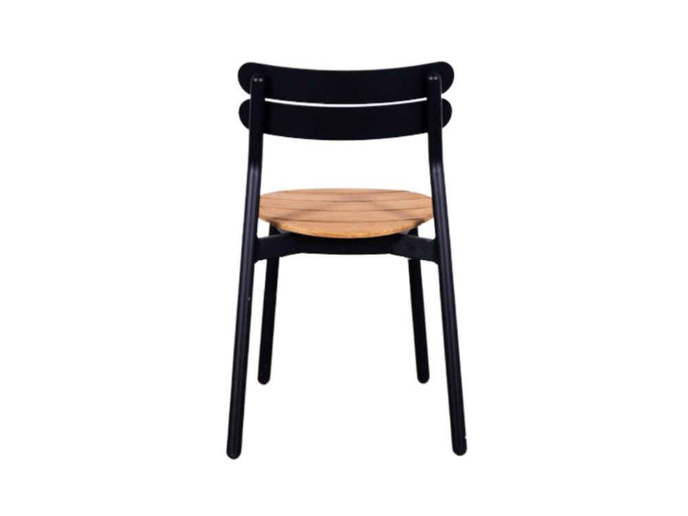 Terrasstoel Noto SC teak zwart May