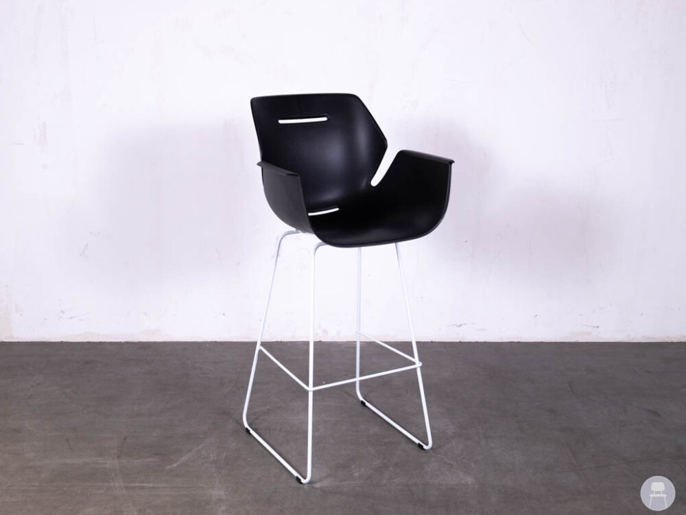 Barkruk TOOON zwart/wit
