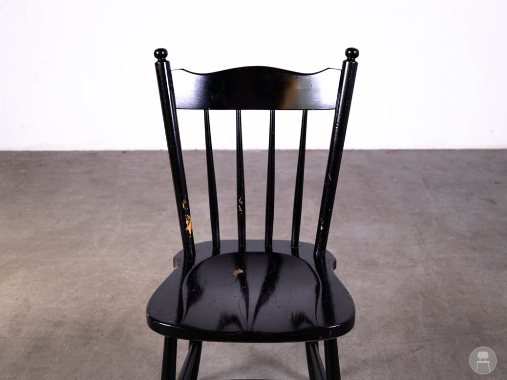 Cafestoel Ron zwart