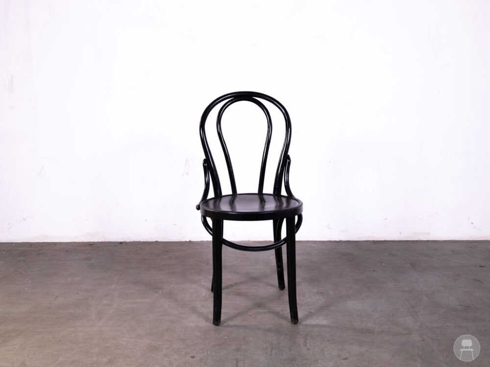 Cafestoel Thonet Frans zwart