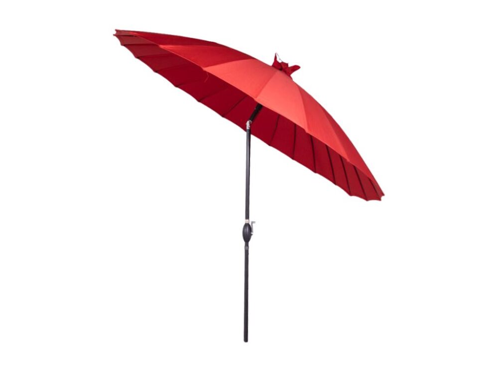 Parasol Max rood 245cm rond NIEUW