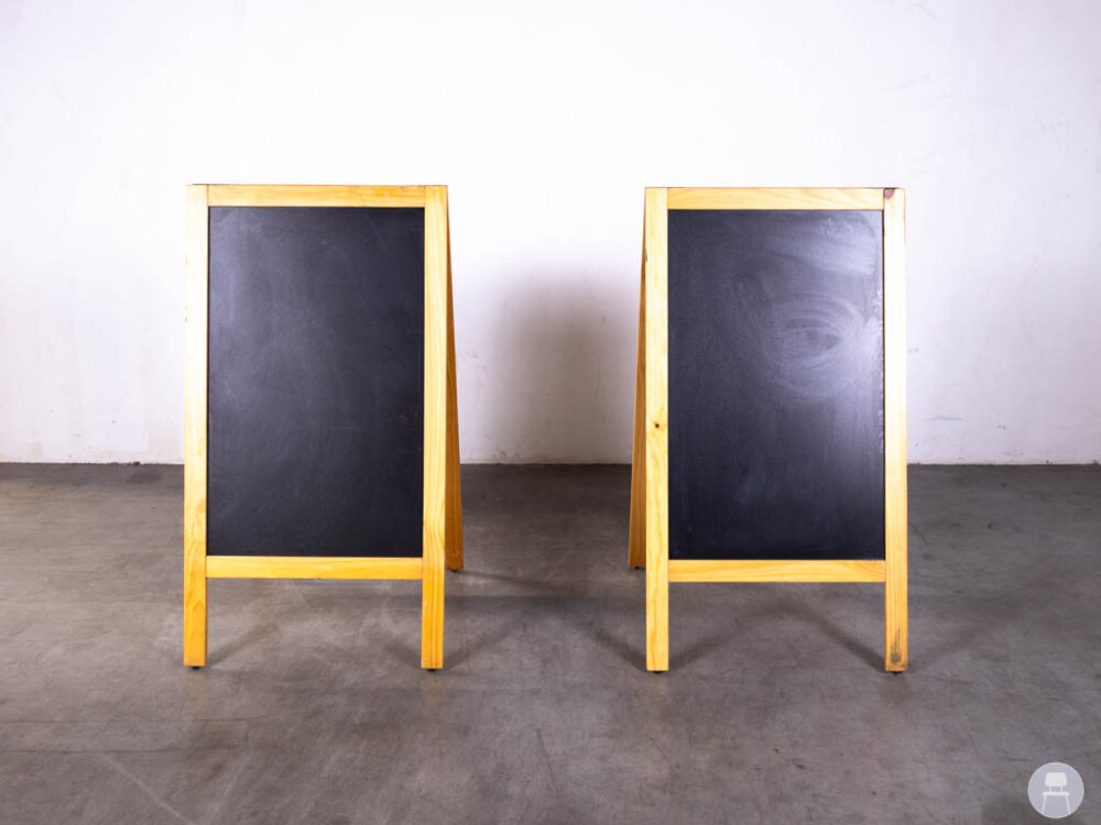 1 set 2 stuks Reclamebord Charlotte 70x130cm
