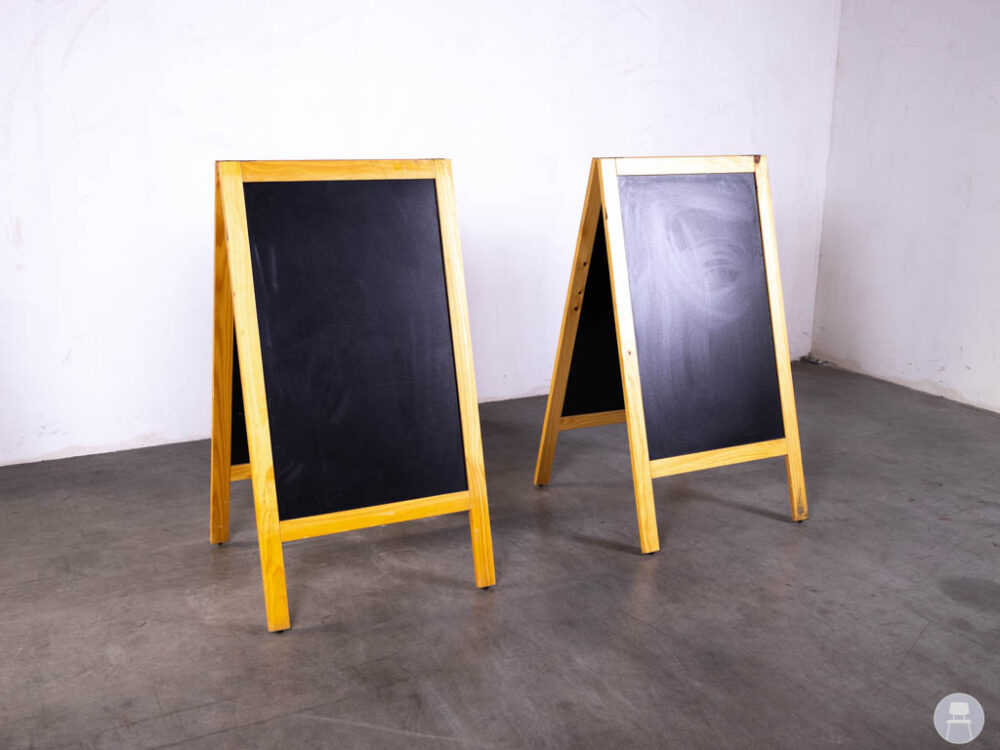 1 set 2 stuks Reclamebord Charlotte 70x130cm