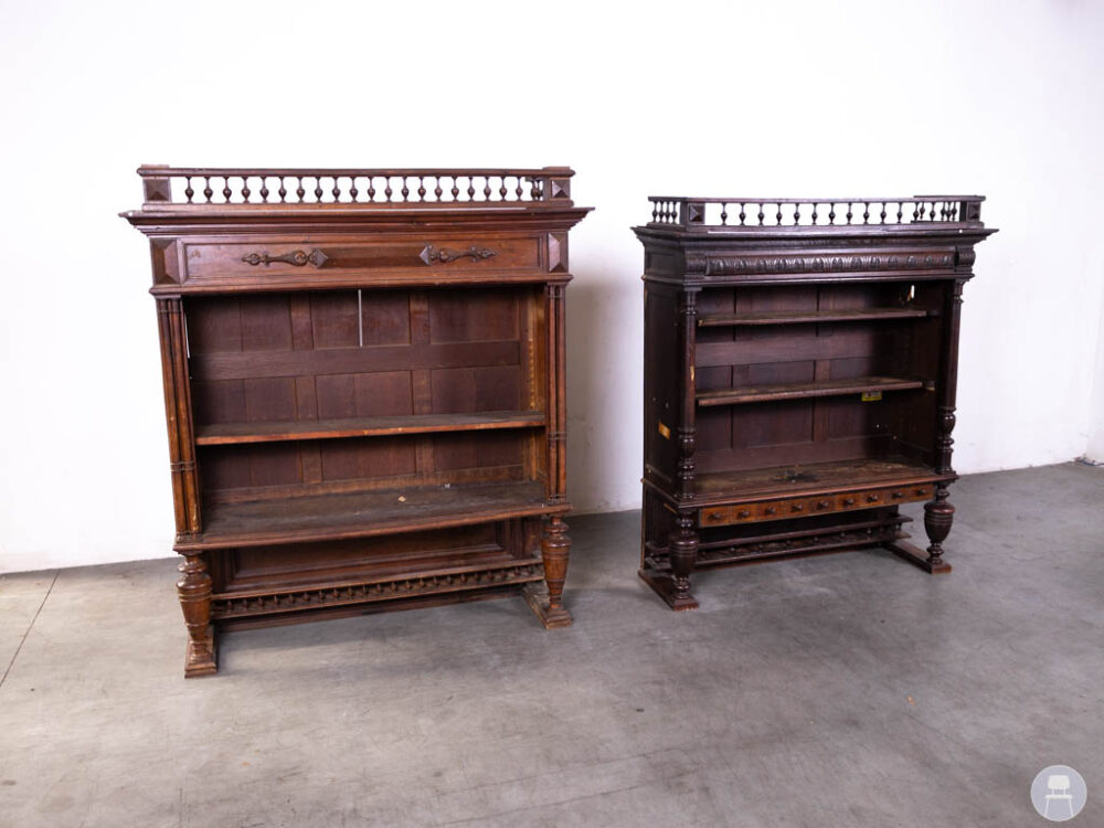 1 set 2 stuks Wandkast Bruintje
