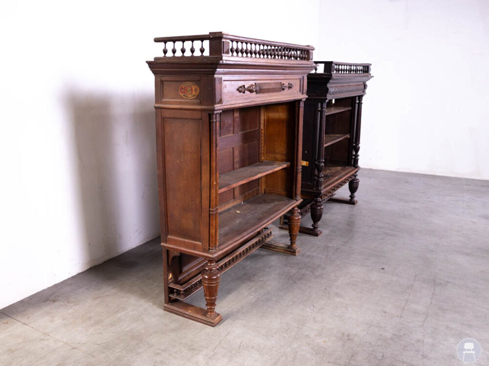 1 set 2 stuks Wandkast Bruintje