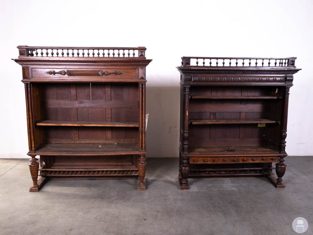 1 set 2 stuks Wandkast Bruintje