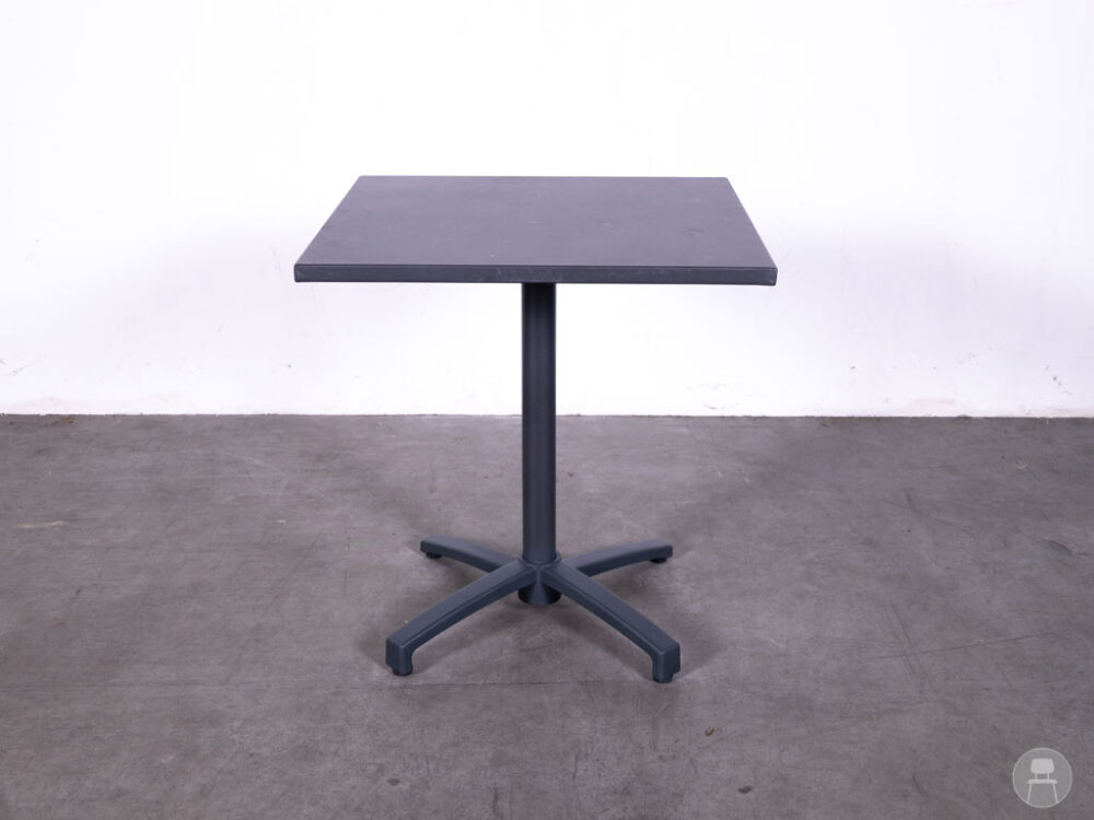 Terras-klaptafel Evert zwart 70x70cm