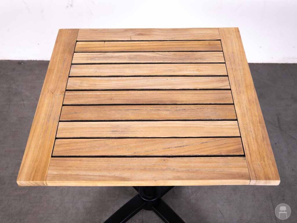 Terras-klaptafel Teak Frans 70x70cm
