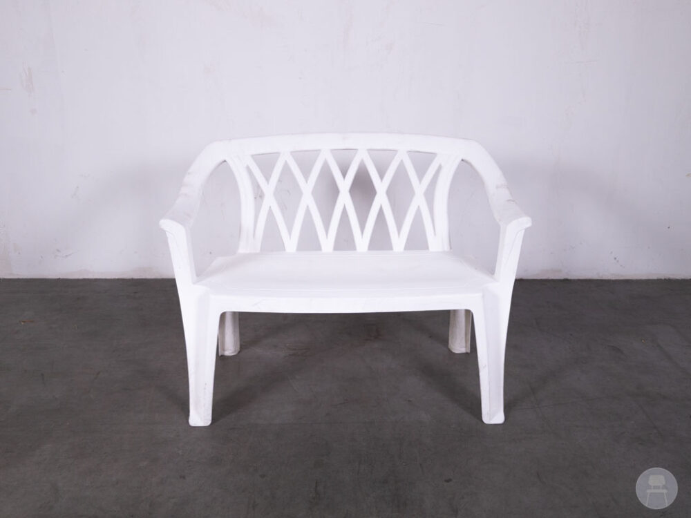 Terrasbank Fantastic wit 110cm