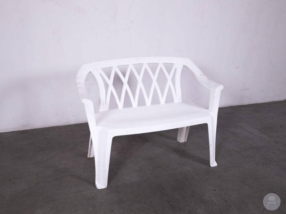 Terrasbank Fantastic wit 110cm
