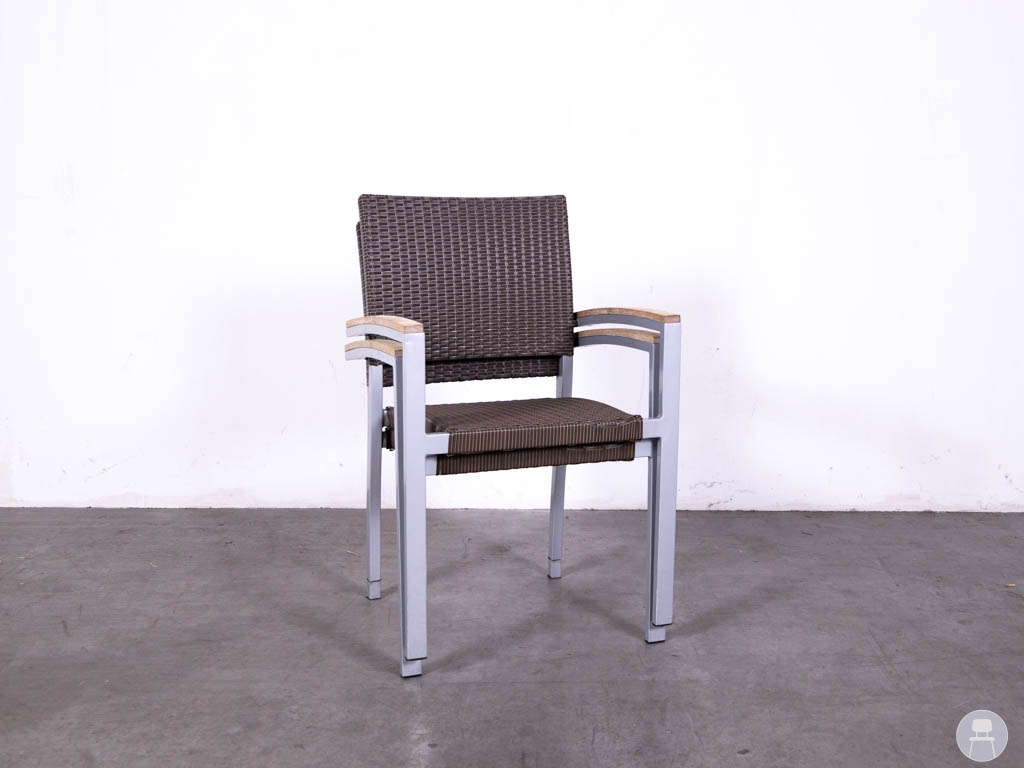 Terrasstoel Boy Wicker bruin