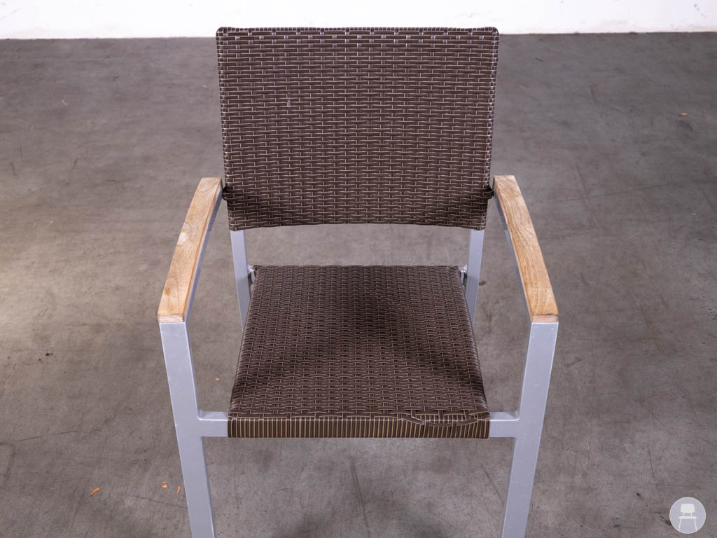 Terrasstoel Boy Wicker bruin