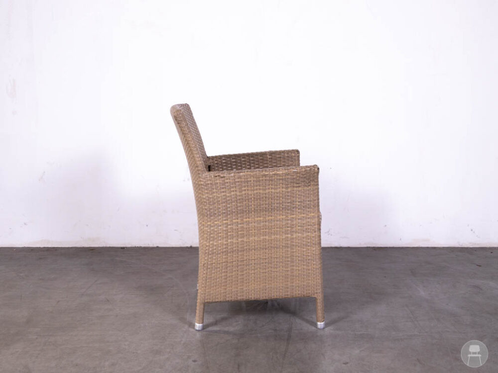 Terrasstoel Wicker Rico beige
