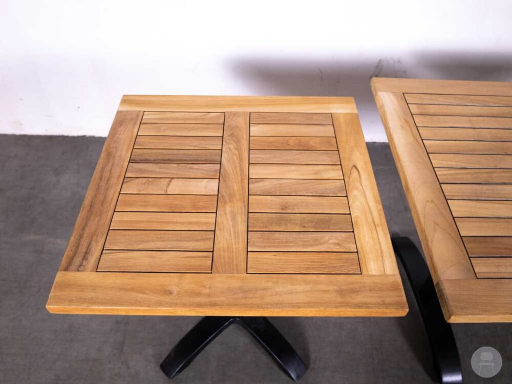 1 set 3 stuks Terrastafel Teak Dali