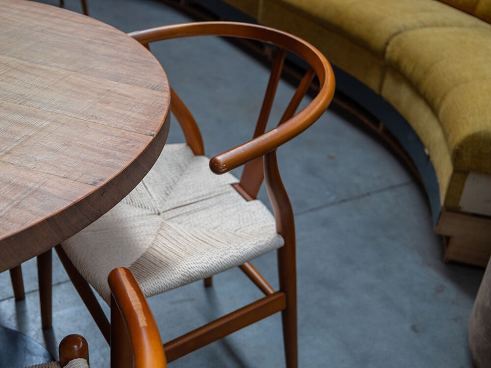 Horecastoel Wishbone rotan - Afbeelding 6