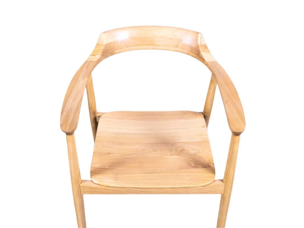 Horecafauteuil Teak Japandi naturel