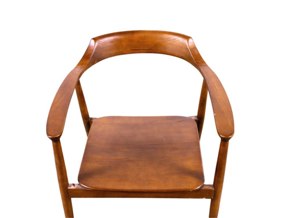 Horecafauteuil Teak Japandi walnoot bruin NIEUW