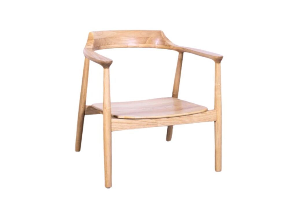 Horecafauteuil Teak Japandi naturel
