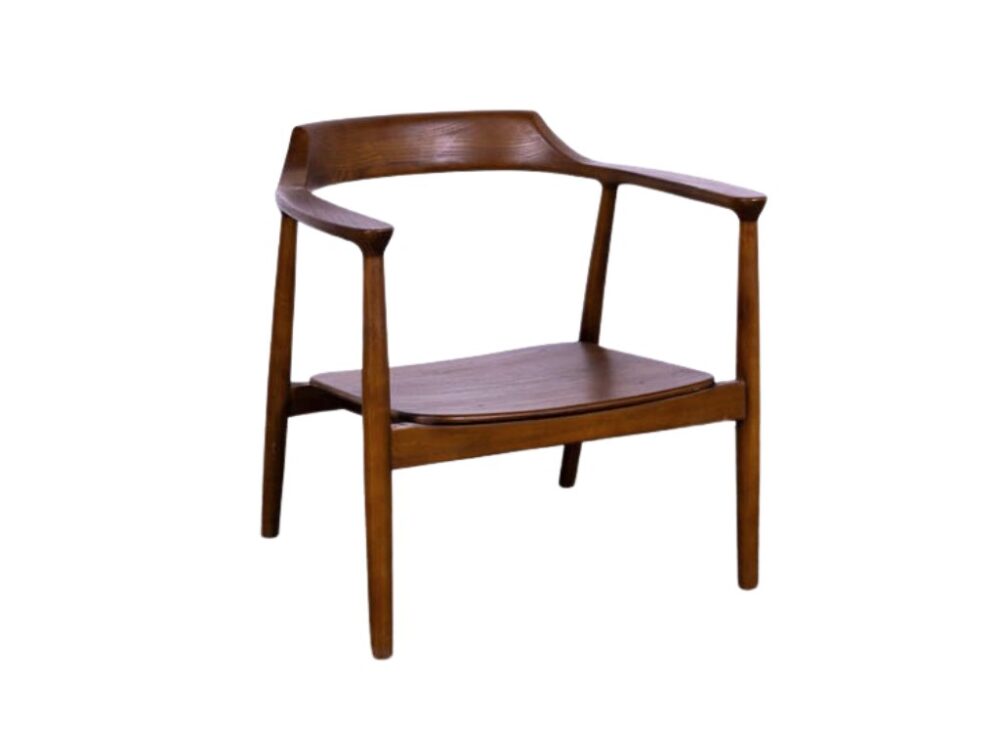 Horecafauteuil Teak Japandi walnoot bruin NIEUW