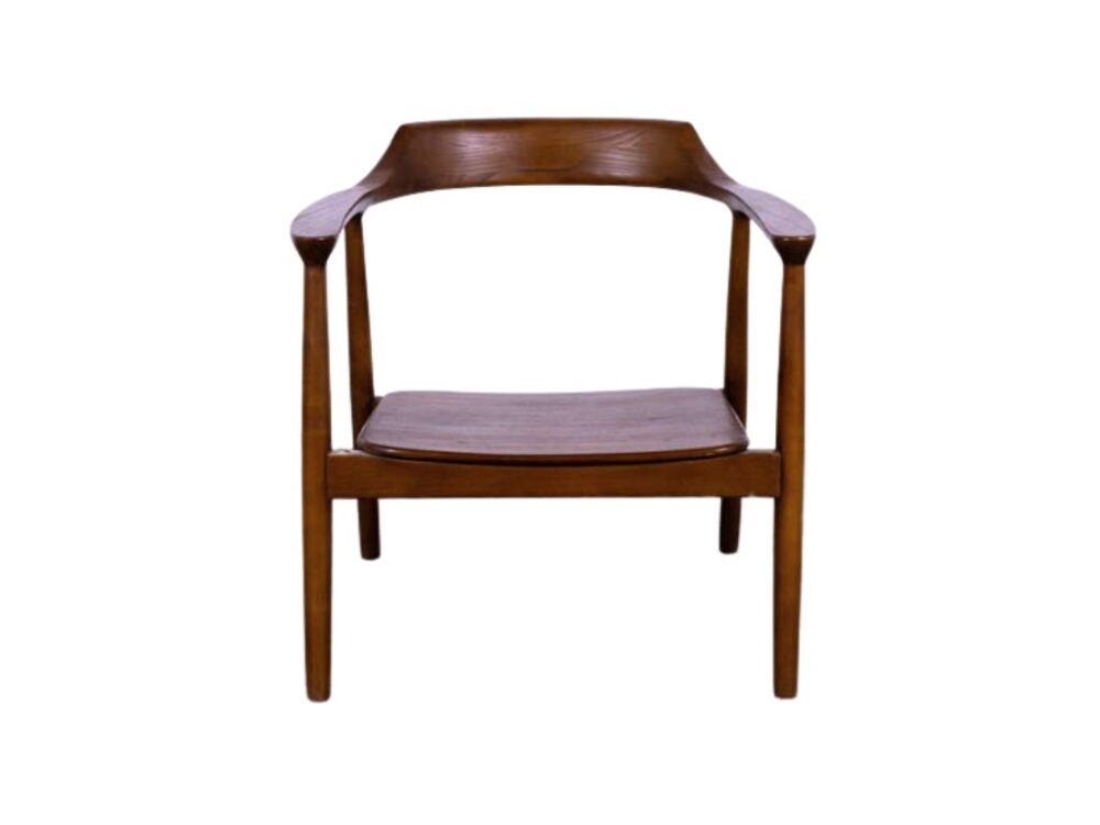 Horecafauteuil Teak Japandi walnoot bruin NIEUW