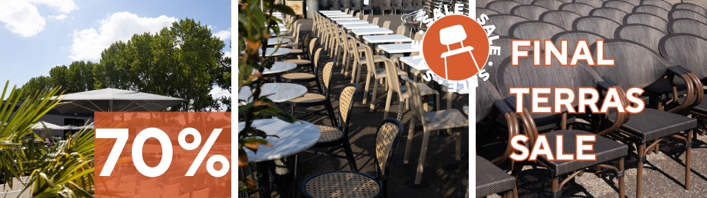 Final Terras Sale bij Euroseat – Tot wel 70% korting op horeca terrasmeubilair