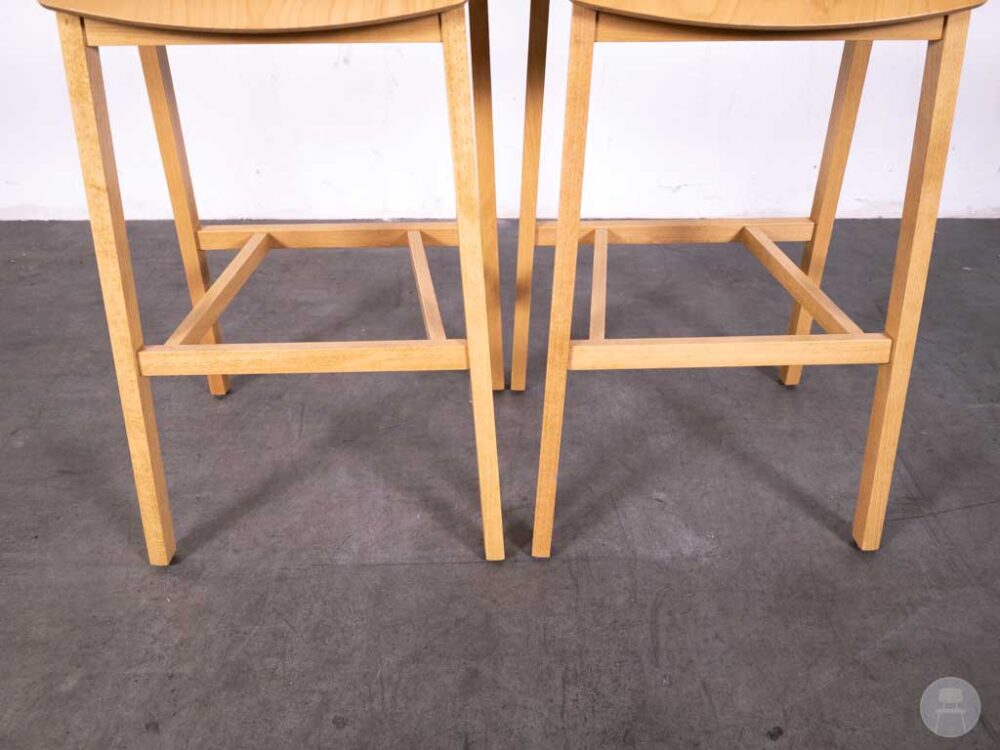 1 set 2 stuks Barkruk Lauren naturel