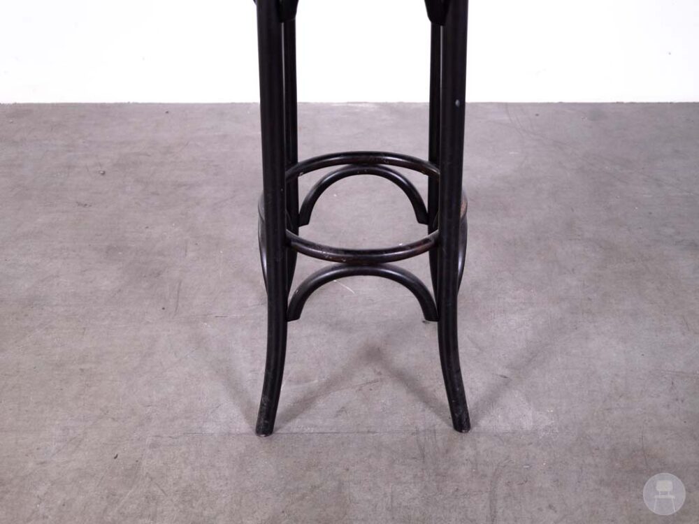 Barkruk Thonet Tax Jet met rug groen