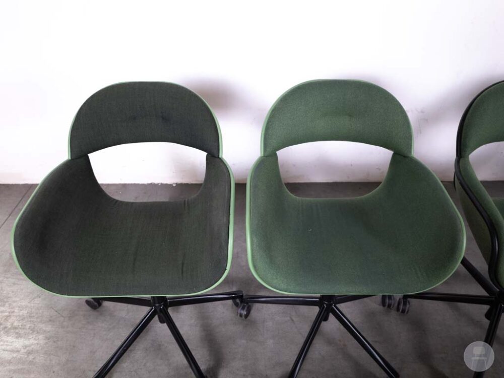 1 set 6 stuks Bureaustoel Fiolo wheels AC groen Satelliet