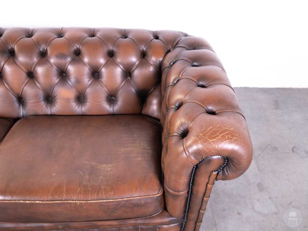 Horecabank Chesterfield Pim bruin 205cm