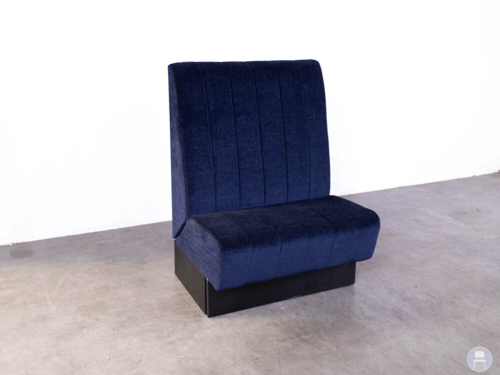 Horecabank Menno 51991 B recht boucle blauw Satelliet 90x75cm