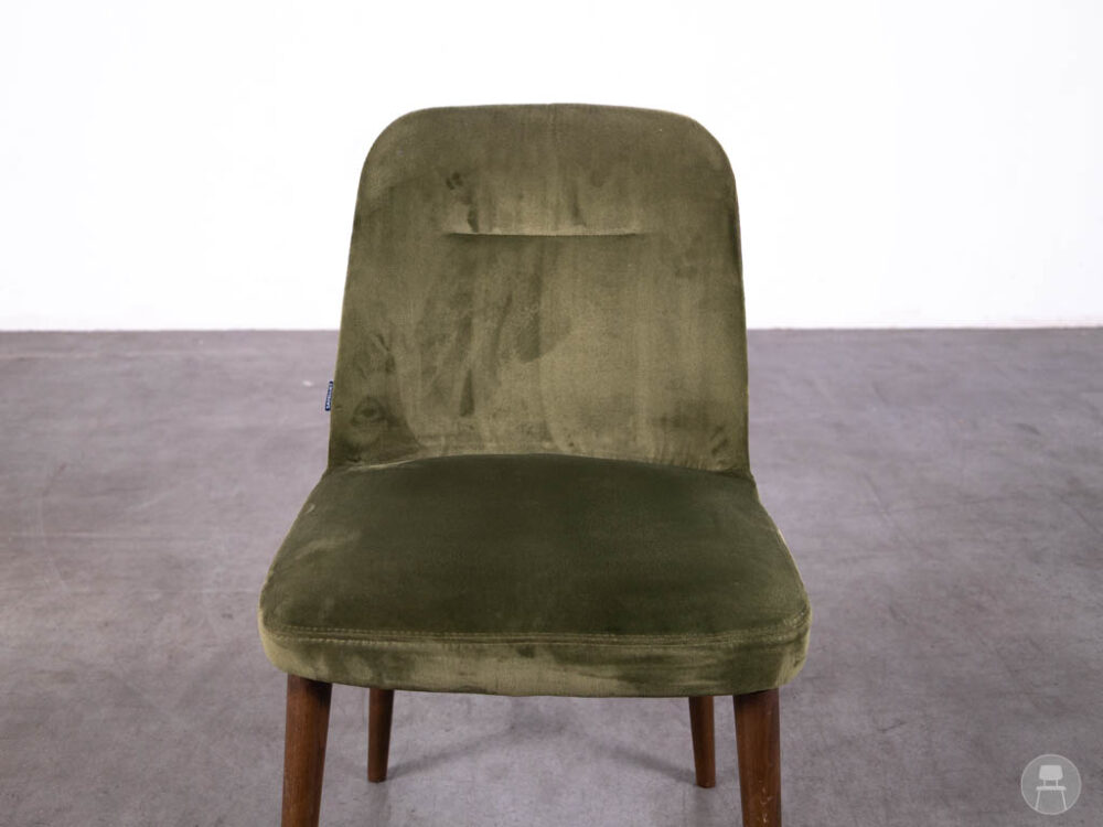 Horecastoel Da Vinci velvet mosgroen Satelliet