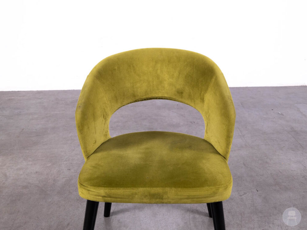 Horecastoel Darcy velvet groen