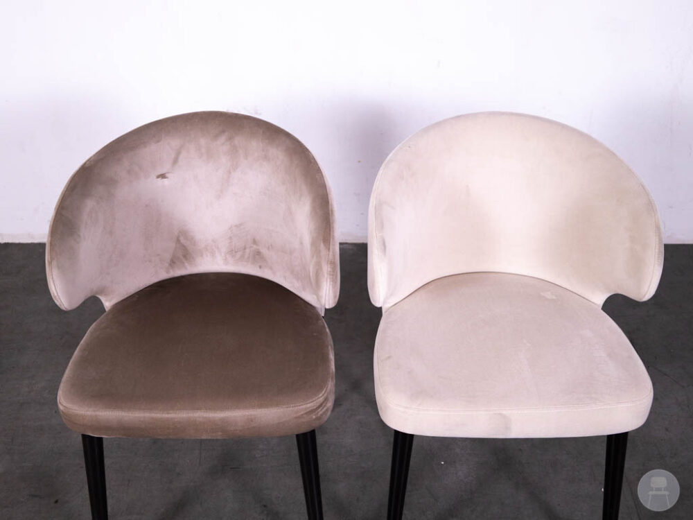 1 set 2 stuks Horecastoel Davenpoort AC velvet beige Satelliet