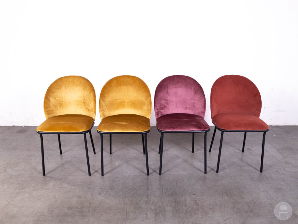 1 set 4 stuks Horecastoel Gelato SC mix Satelliet