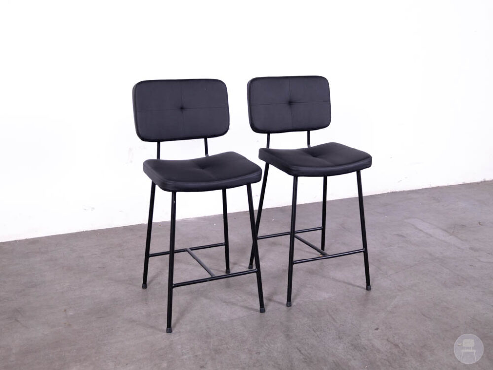1 set 2 stuks Kruk Gerlin zwart Satelliet