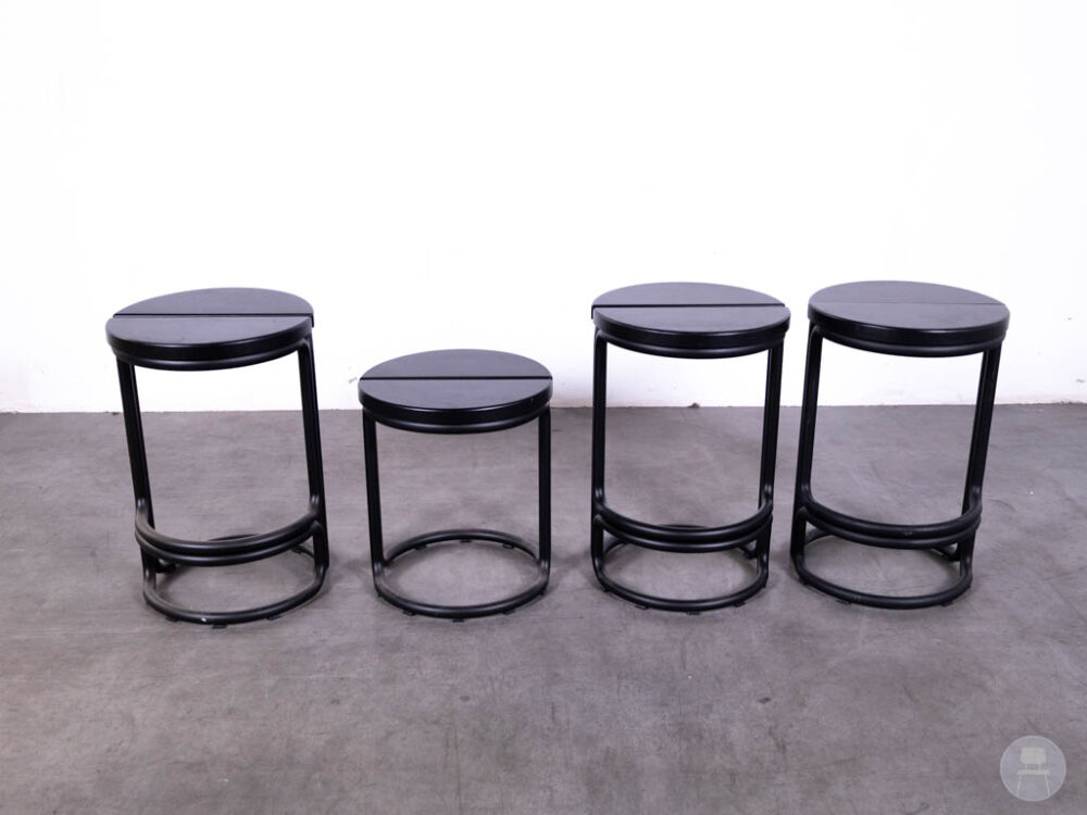 1 set 4 stuks Kruk Hack zwart Satelliet