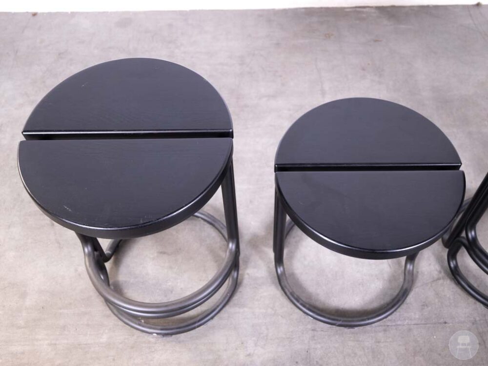 1 set 4 stuks Kruk Hack zwart Satelliet