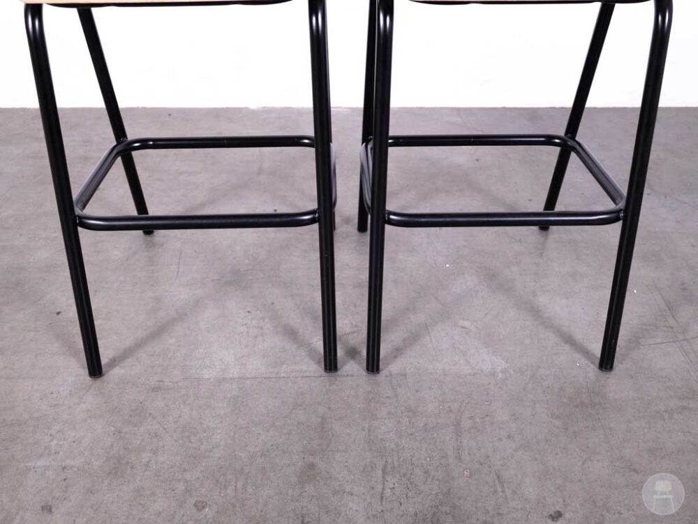 1 set 2 stuks Kruk Student grijs Satelliet